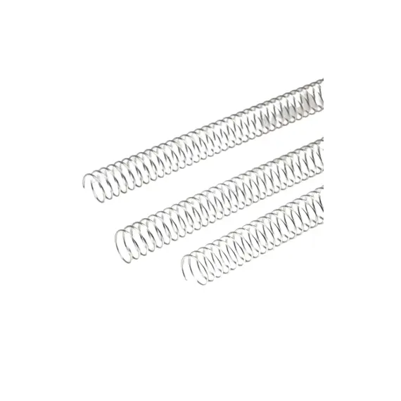 Argolas Espiral Metálicas Passo 5:1 48mm Prata - Embalagem 25 unidades | Loja BluePixel