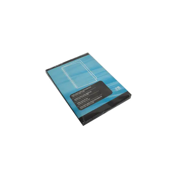 Capa de Encadernação A4 em Couro Preto 300g - Pack de 50 unidades | Loja BluePixel