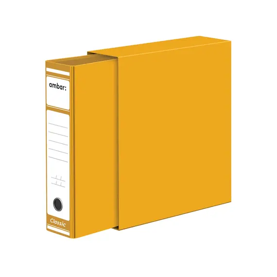 Pasta Arquivo+Cx Fixa L80 310x290 Comercial Amarelo