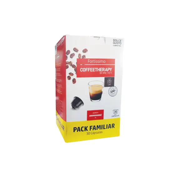 Café Cápsulas p/Dolce Gusto CoffeeTherapy Fortissimo 30un