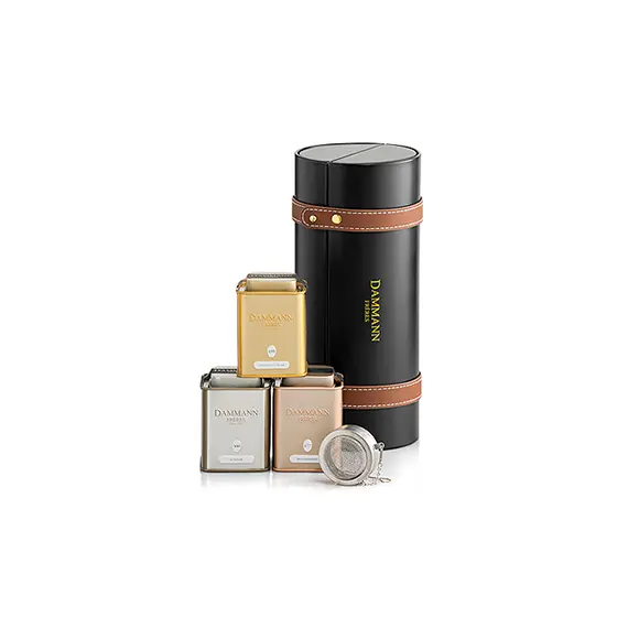 Caixa Coffret Chás  30grx3 Sabor Latas + Infusor Merveilleux