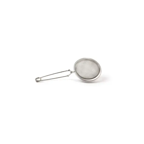 Infusor de Chá Bola Perfurada Fina com Pinça Aço Inoxidável