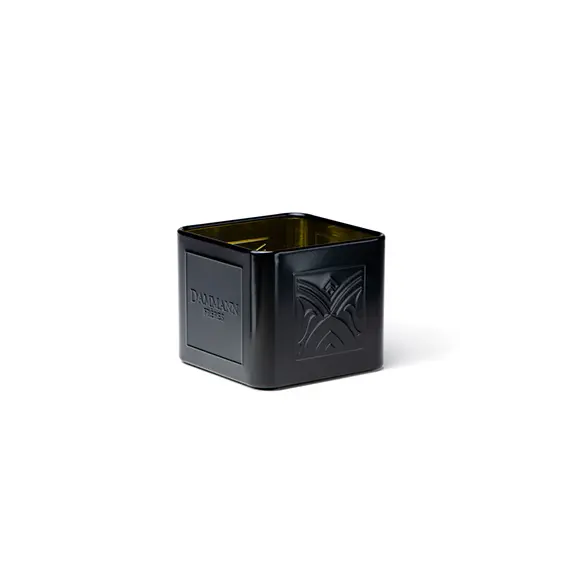 Mini Lata Vazia para 6/8 Saquetas de Chá em Metal Preto
