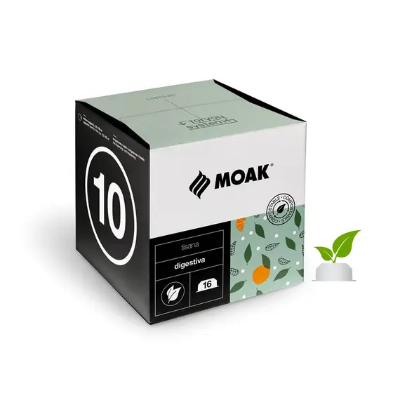 Chá Cápsulas Compostável ForYou MOAK Verde 16un