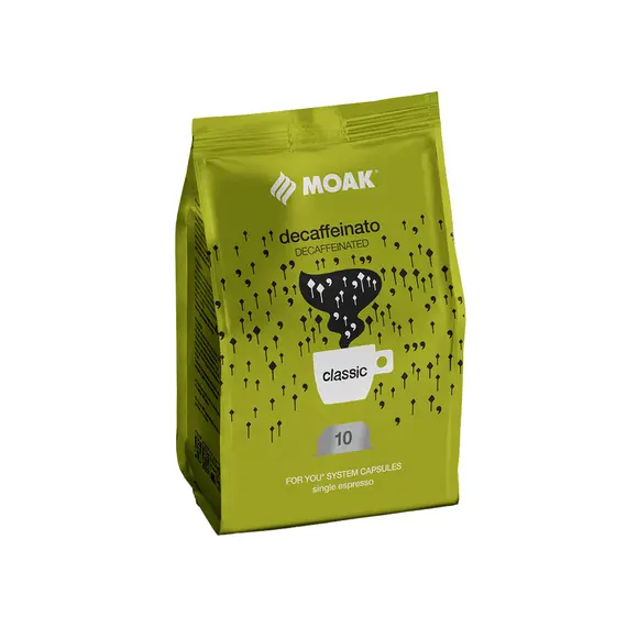 Café Cápsulas ForYou Single MOAK Descafeinado 100un
