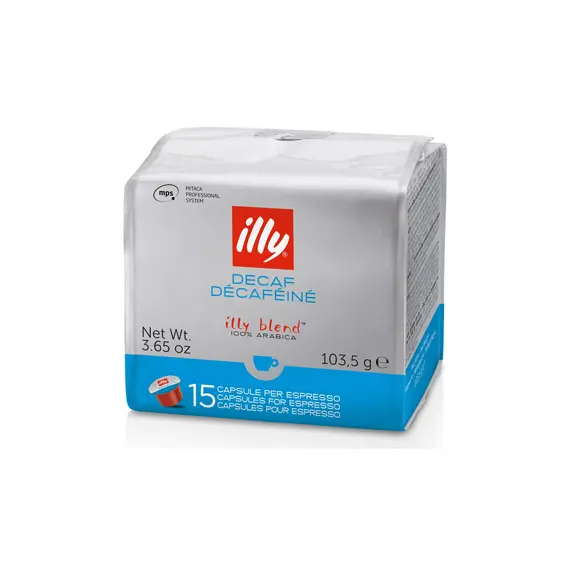 Café Cápsulas MPS ILLY Descafeinado 15un