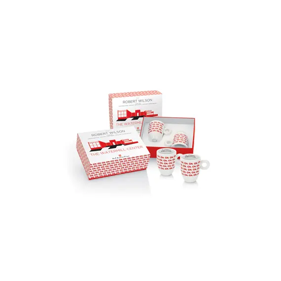 Conj de Canecas Illy Art Collection Robert Wilson 2un