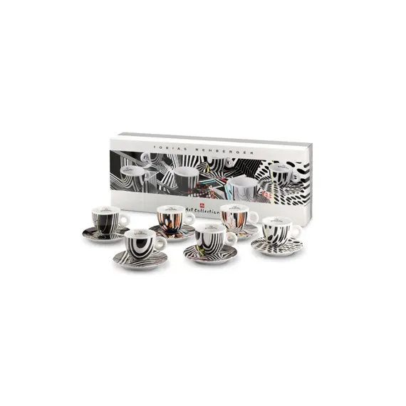 Conj Chav+Pires Esp Illy Art Collection Tobias Rehberger 6un