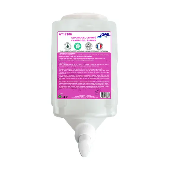 Sabonete Espuma Gel Mãos Jofel Recarga 1L | Marca 266 | Higiene Profissional