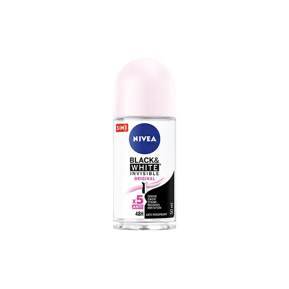 Desodorizante Roll-On Nivea Black White Invisible 50ml