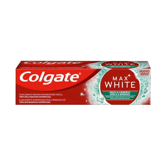 Pasta de Dentes COLGATE Max White Argila e Minerais 75ml