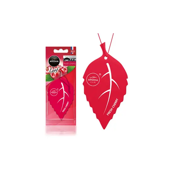 Ambientador Car Leaf Fresh Cherry 115 - Aromatizador para Carro com Fragrância de Cereja
