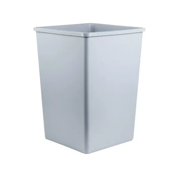 Contentor 132,5L Resina Quadrado Sem Tampa Cinza | Loja BluePixel