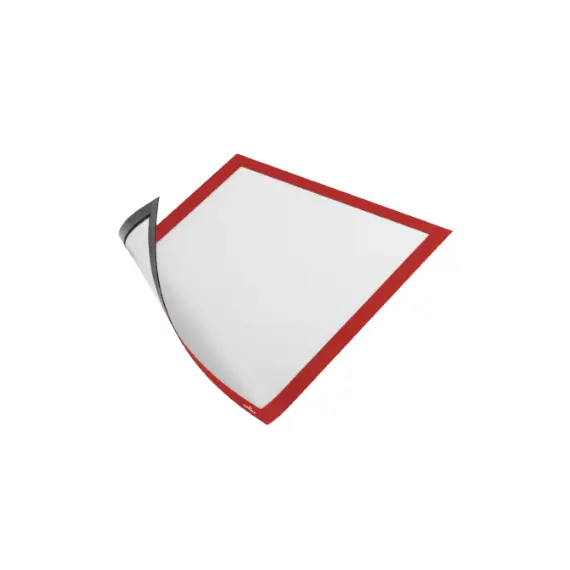 Moldura Magnética A4 Duraframe Vermelho 193 - Ideal para Documentos e Fotos