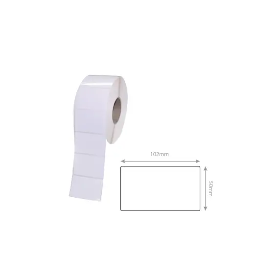 Etiquetas térmicas 50x102x25mm marca 320 - 2000 unidades | Loja BluePixel