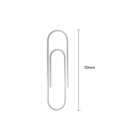 Clips N 10 50mm da marca 320 - Embalagem com 100 unidades | Loja BluePixel
