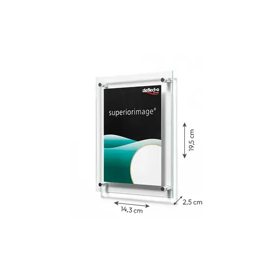 Expositor Parede A6 Vertical/Horizontal - Marca 175 | Organizador de Documentos para Escritórios e Comércio