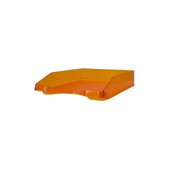Tabuleiro Secretária Transparente Laranja - Marca 320 | Loja BluePixel