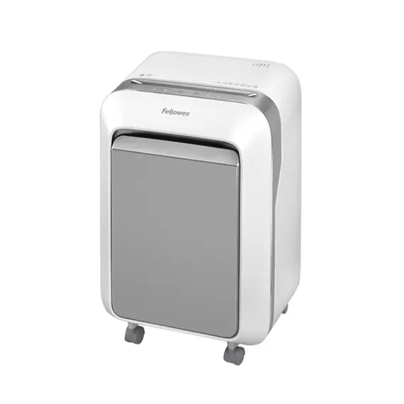 Destruidora Fellowes LX211 2x12mm Branca - Segurança e Eficiência para Escritórios | bluepixel.pt