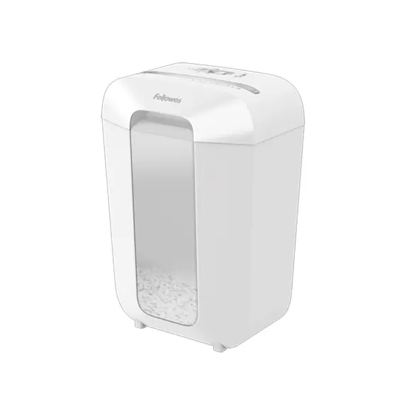 Destruidora de Partículas Fellowes LX70 Branco P4 - Segurança e Eficiência para Escritórios | bluepixel.pt