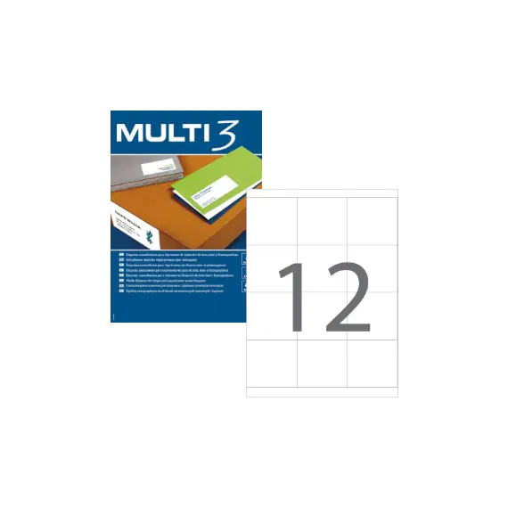 Etiquetas A4 70x67,7mm 100Fls Marca 312 - Etiquetagem Profissional e Doméstica