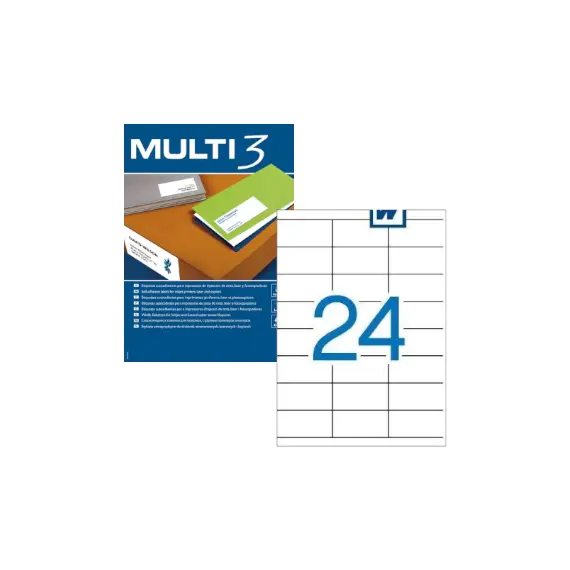 Etiquetas A4 70x36mm 100 folhas 2400 unidades marca 312 | Etiquetas multiuso para organização