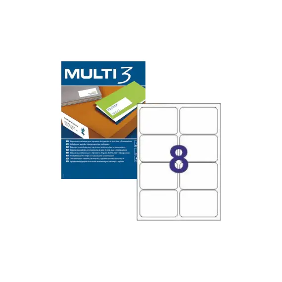 Etiquetas A4 312 Modelo 099 1x67,7mm - Pack 800 Etiquetas | Loja BluePixel.pt