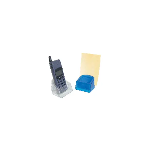 Porta Papeis e Telemóvel Branco Transparente - Marca 120 | Loja BluePixel