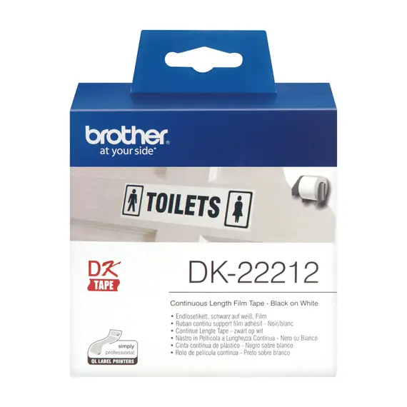 Rolo de Película Plástica Contínua Branca 62mm x 15,24m | BluePixel