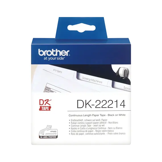 Rolo Papel Térmico Contínuo Branco 12mmx30,48m