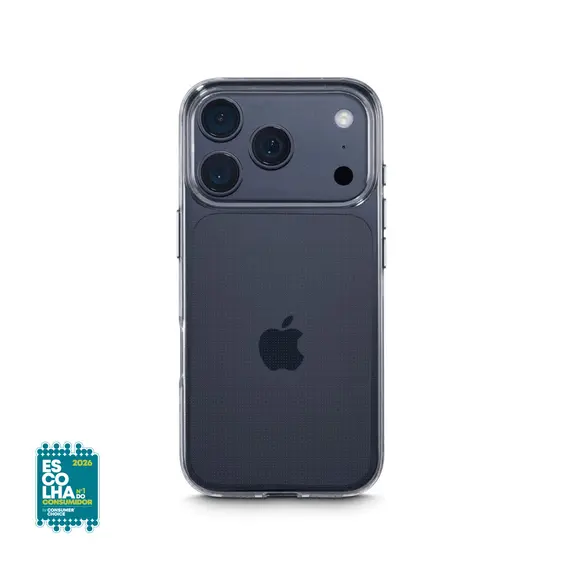 Capa p/ Iphone 17 Pro Always Clear Transparente