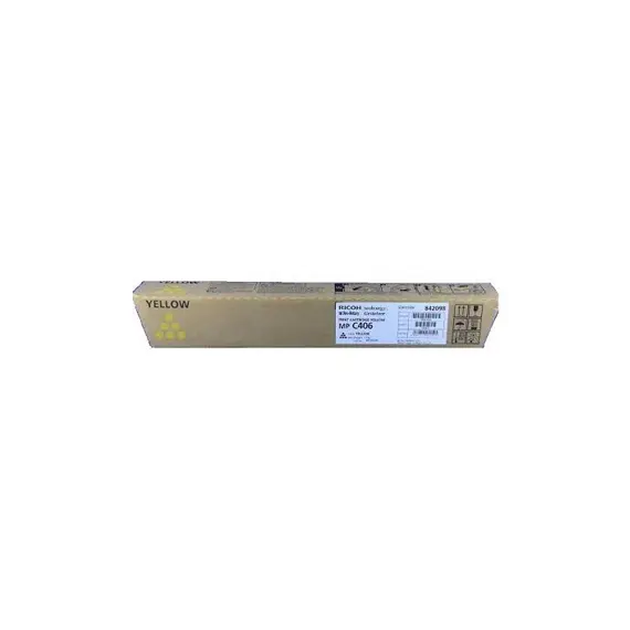 Toner Ricoh MP-C406 Amarelo 842098 6000 Pág.