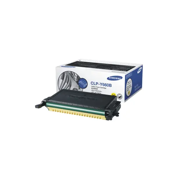 Toner Samsung Y660 Amarelo CLP-Y660B/ELS 5000 Pág.