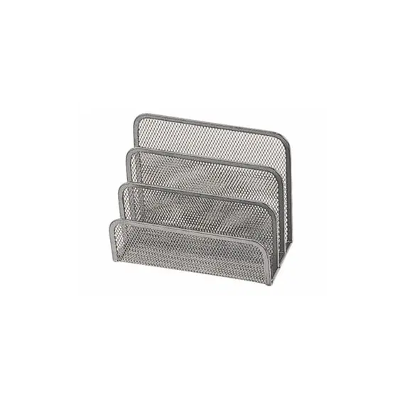 Suporte para Cartas em Rede Metálica Prata - Marca 425 | Loja BluePixel