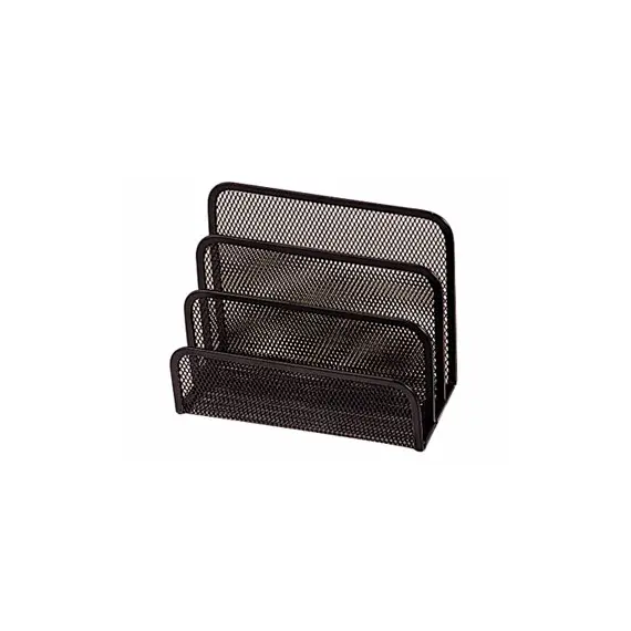 Suporte para Cartas em Rede Metálica Preto - Marca 425 | Organização e Proteção de Cartas