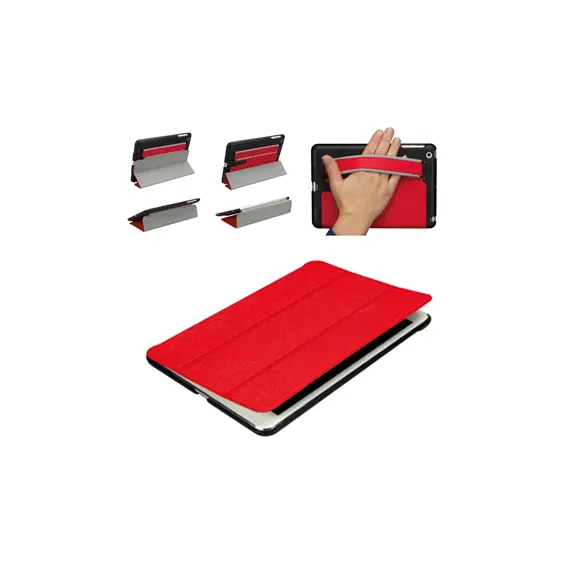 Capa Tablet 8 Pol Inteligente Pele Vermelha