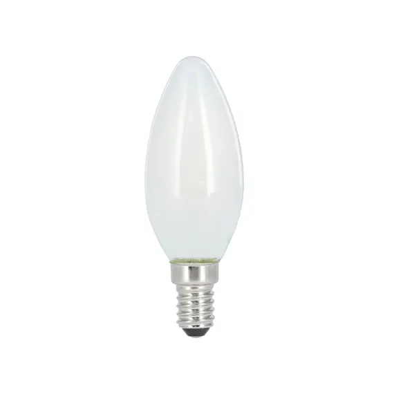Lâmpada LED E14 Vela 2W 250lm Mate Branco Quente