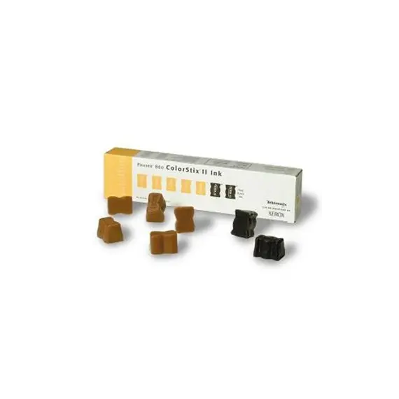 Color Stick Xerox 016190501 Amarelo 5un + Preto 2un
