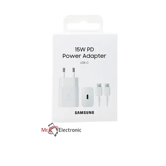 SAMSUNG Power Adapter 15W USB-C with Cable White