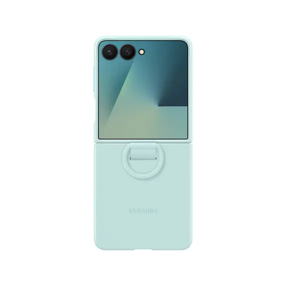 SAMSUNG Capa de Silicone com Anel B7 FLIP 7 Azul Claro