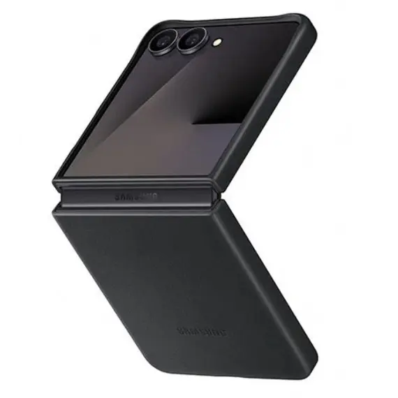 SAMSUNG Capa Vegana B7 FLIP 7 Preto