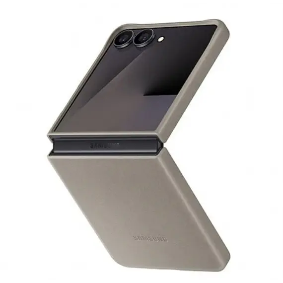 SAMSUNG Capa Vegana B7 FLIP 7 Cinza