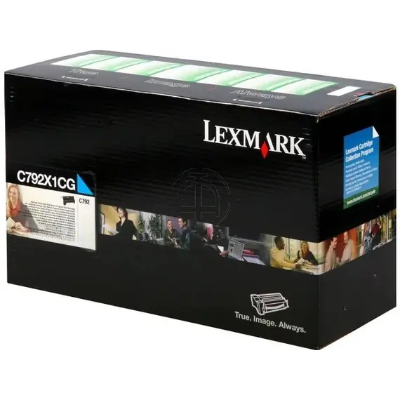 Toner LEXMARK X792X1CG Ciano de retorno 20K a 5  - X792