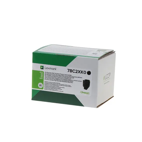 LEXMARK 78C2XKE Black Corporate 8.5K Toner Cartridge CS/CX421 52x 62x
