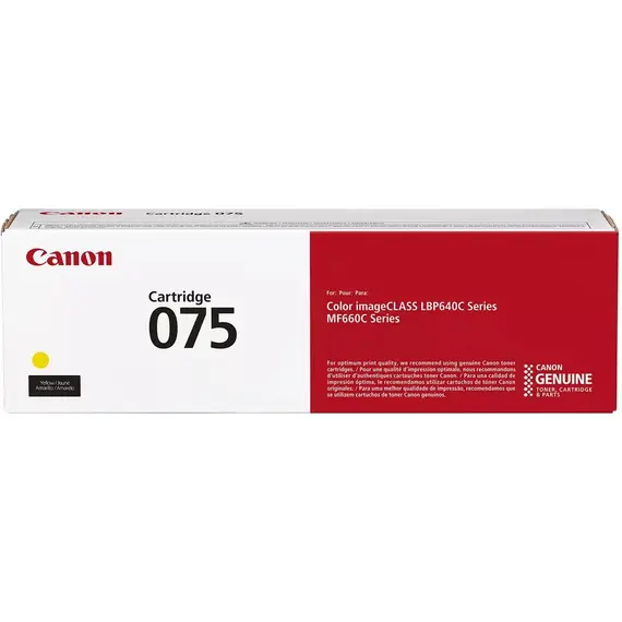 CANON Toner Cartridge 075 Y