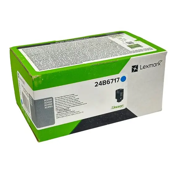 LEXMARK 24B6717 Toner Cyan 13K XC4140 XC4150