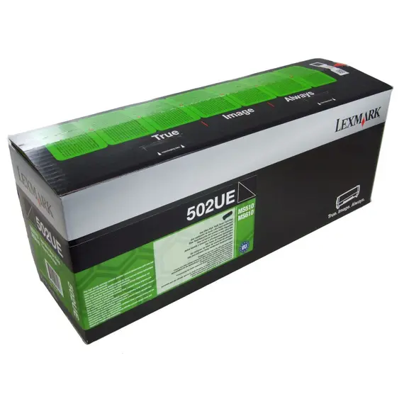 LEXMARK 502UE toner cartridge black standard capacity 20.000 pages 1-pack