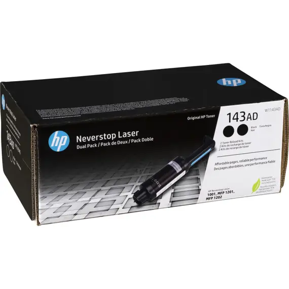 HP 143AD Neverstop Toner Reload Kit 2-Pack