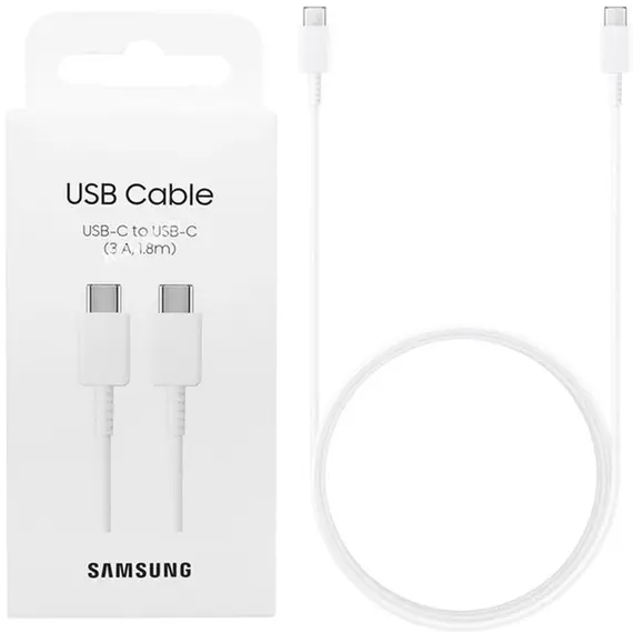 SAMSUNG USB 2.0 Cable - C to C 3A 1.80m White