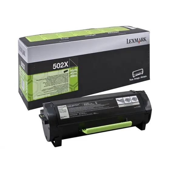 LEXMARK 502XE toner cartridge black extra high capacity 10.000 pages 1-pack corporate